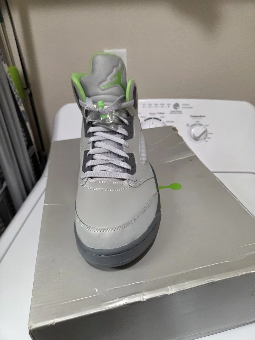 Nike Air Jordan 5 Retro 'Green Bean' sneakers